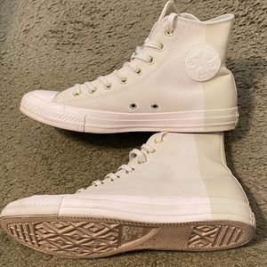 Womens Chuck Taylor All Star Blocked Nubuck High Top Barely Rose Size 10
